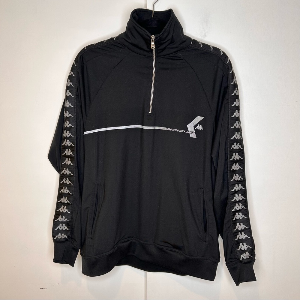Kappa Kontroll Half Zip Jacket In Black